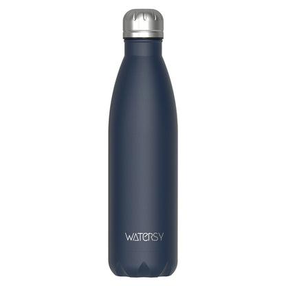 WATERSY 500ml Stainless Steel Water Bottle Insulated Vacuum Flask Double Wall Thermal Cup Keep Cold Hot Sports Kettle
