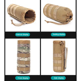 Outdoor Camping Hiking Hanging Water Bottle Bag With Mountaineering Backpack Water Cup Cover Portable Bottle Bags