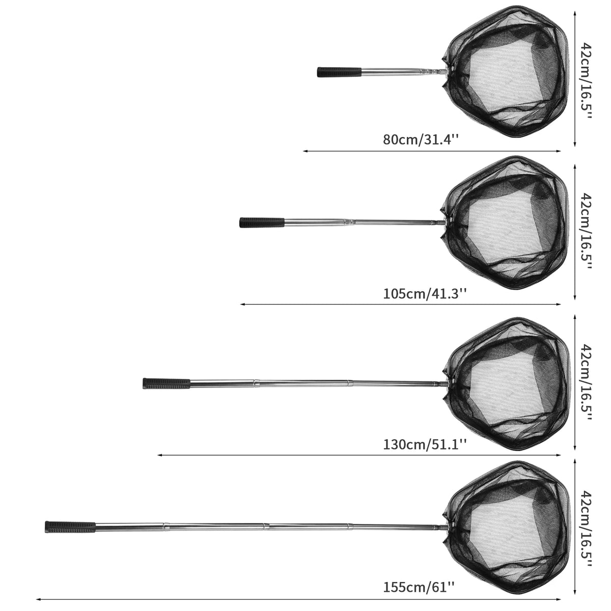 Telescopic Floating Landing Net (55-190cm)