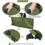 Ultralight Folding Tent Camping Bed,Portable Compact for Outdoor Travel,Base Camp,Hiking,Mountaineering,Lightweight Backpacking