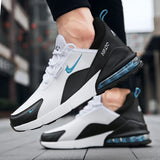 Men’s Leather Running Shoes – Air Cushion Sports Sneakers, Casual Walking & Jogging Trainers, Big Sizes 45-47