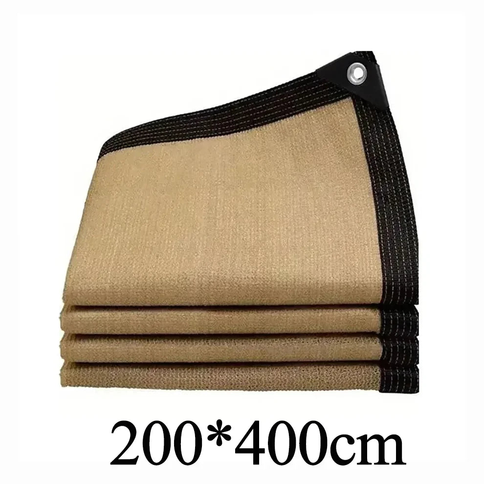 Sunshade Mesh Summer Outdoor Shading Shading Net Wrapped Perforated Shading Cloth Thickened Heat Insulation Net Shading Net