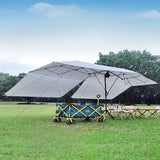 Camping Foldable Portable Sun Shelter Quick Setup Beach Picnic Sun Protection Shelters Waterproof Adjustable Camping Supplies