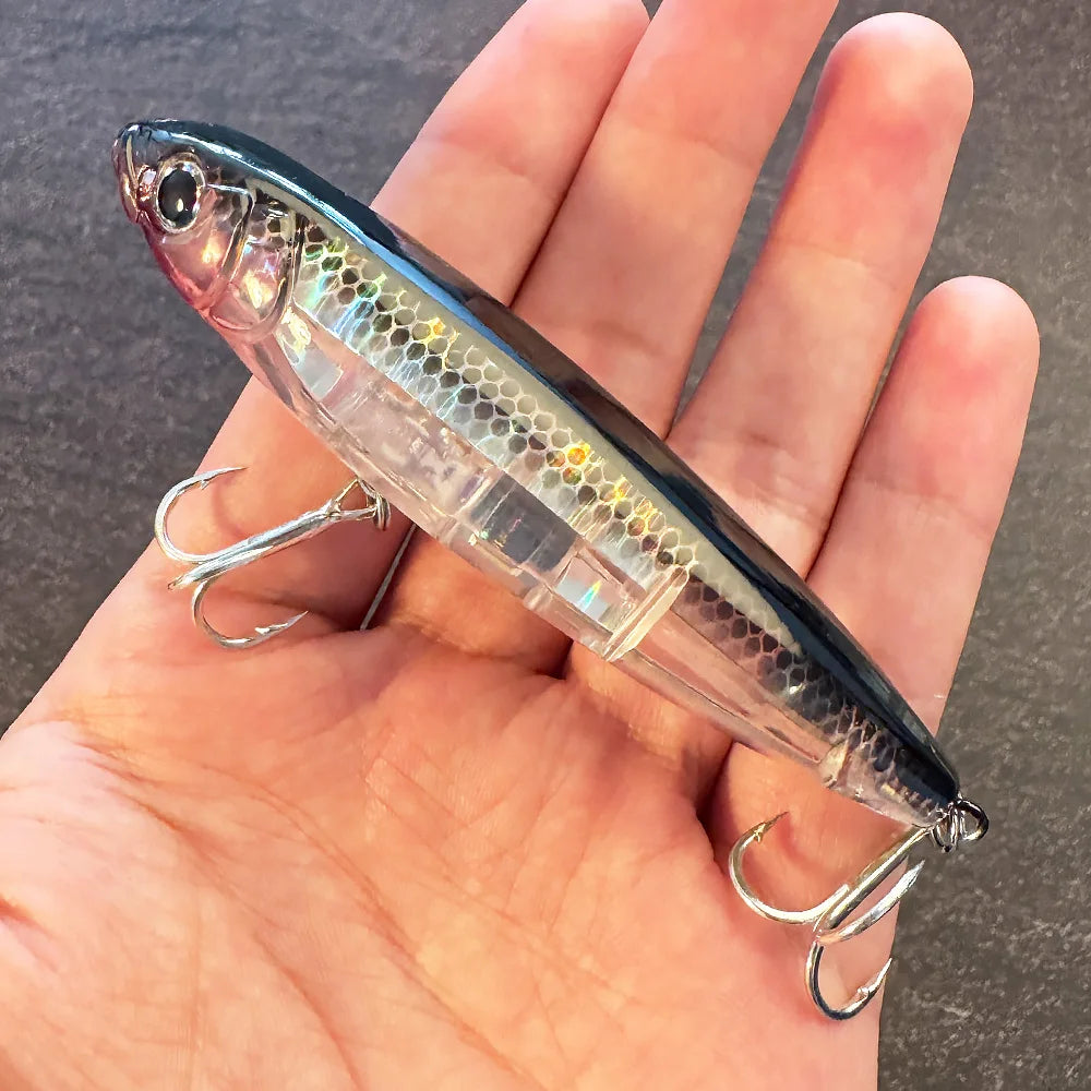 GOBAIT Floating Pencil Topwater Lure, 10cm Walk-the-Dog