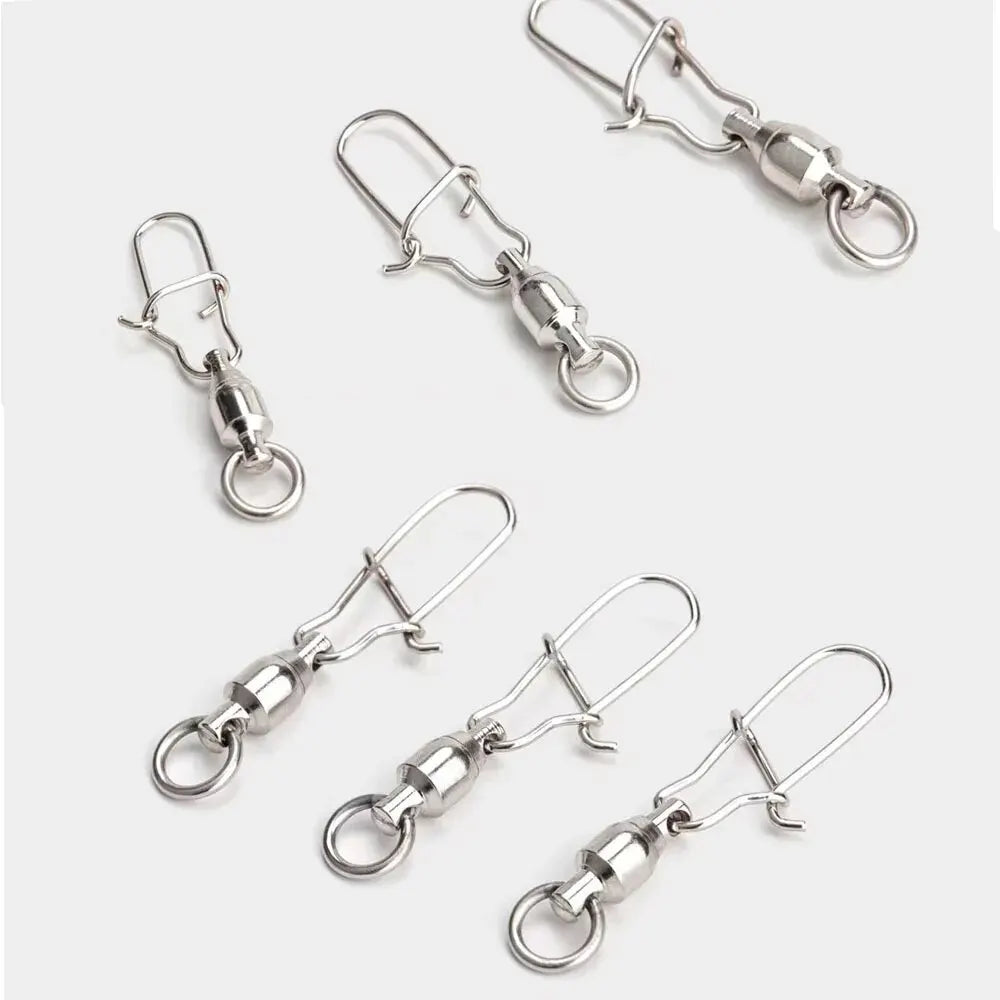 GOBAIT Ball Bearing Swivel Snap Kit (20 Pack)