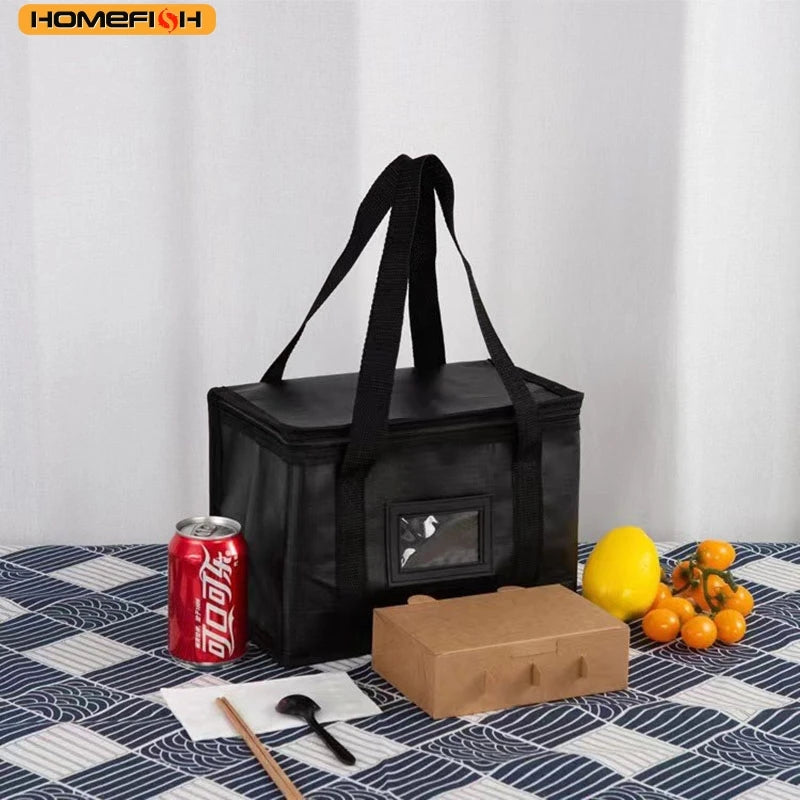 HOMEFISH 2026 New Warm Insulated Lunch Pouch, Convenient Takeaway Delivery Tote Bag, High Durability Food Storage Container