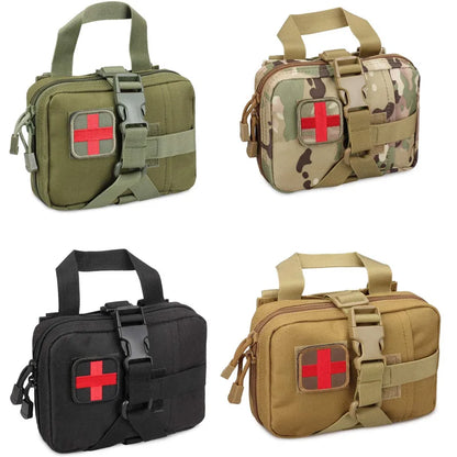 First Aid Bag Upgrade Tactical EMT Pouch Rip Away Molle Medical Kit IFAK Tear-Away Travel Outdoor Hiking Emergency Survival Kit