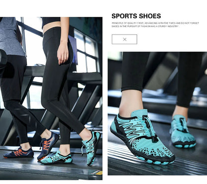 EOCENE Men Women Barefoot Outdoor Sports Aqua Shoes Quick-dry Beach Swimming Fitness Wading Hiking Cycling Water Sneakers Shoes