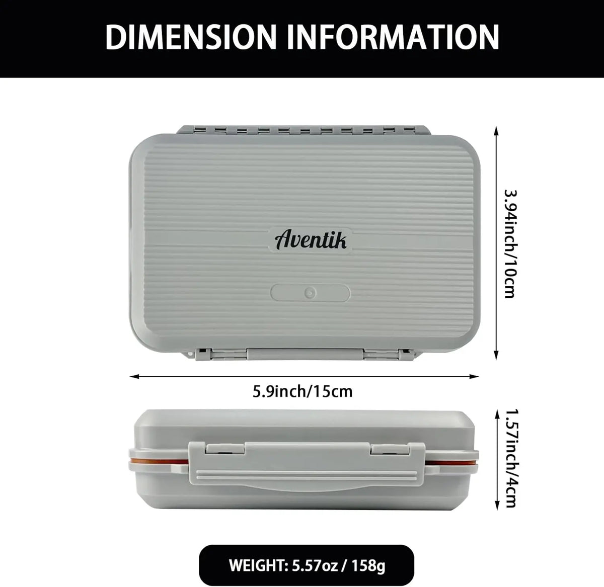 Aventik Waterproof 4-Layer Foam Fly Box