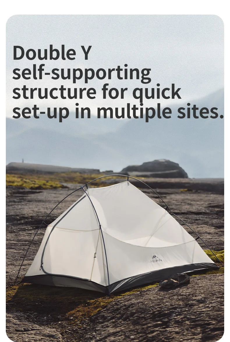 Naturehike Cloud Up 2 Pro Two Person Hiking Tent Lightweight Outdoor Camping Professional Camping Equipment
