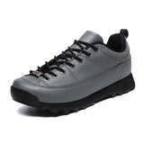 Men’s Hiking Shoes – Outdoor Trekking Anti-Slip Lightweight Sneakers with Mesh Upper (Big Size Comfort Walking Shoes)