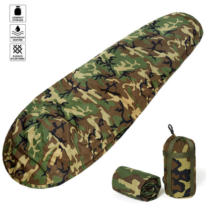Tactical Military-Grade Akmax.cn Bivy Cover – 1.9lbs Waterproof Combat Sleeping Bag Sack for Army, Marine, Camping, Hiking