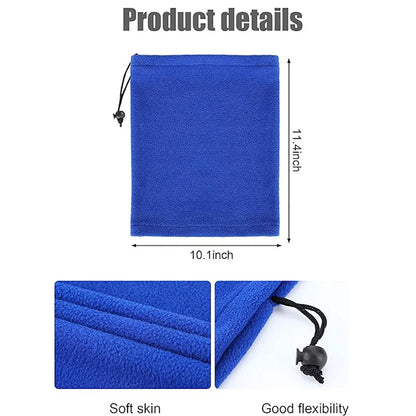 Polar Fleece Neck Tube Scarf Winter Ear Warmer Fishing Skating Running Sport Scarf Adjustable Neck Collar Neckerchief Cycling He
