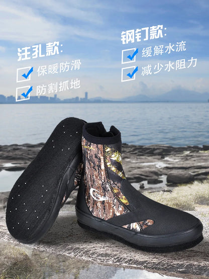 5mm Neoprene Felt Sole Wading Shoes