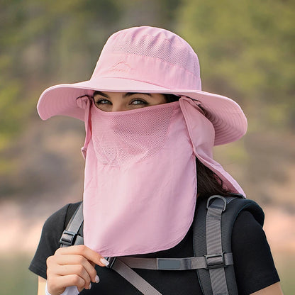 Breathable Fishing Sun Hat with Face Cover
