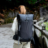 30L Hiking Backpack Daily Travel Wear-Resistant Waterproof Professional Climbing Large Capacity Roll-Up Shoulder Bag 2025 New