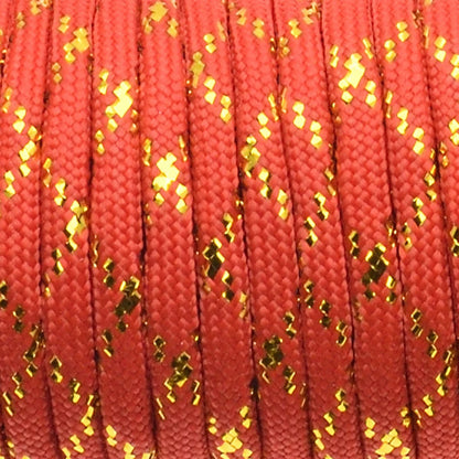 Gold & Silver 550 Paracord – Type III, 100ft, 19 Colors