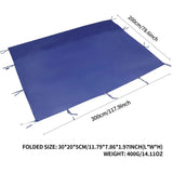 Foldable  Canopy Professional Instant Shelter Easy Installment Practical Sunscreen Gazebo Tents Shading Cloth for Garden Blue