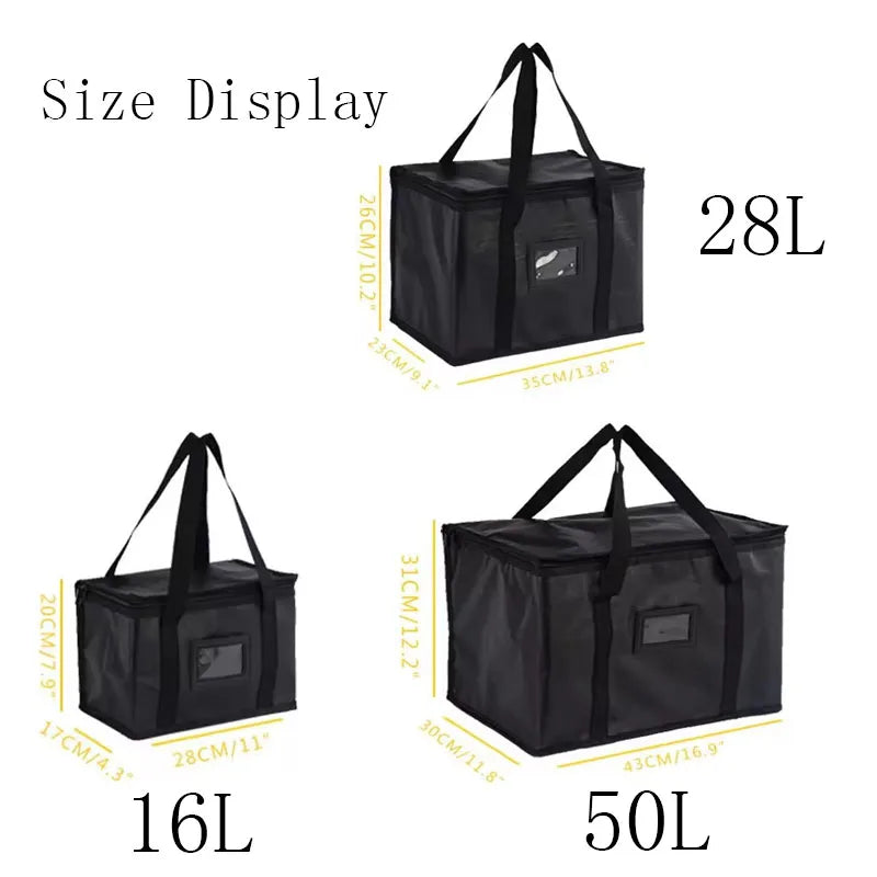 HOMEFISH 2026 New Warm Insulated Lunch Pouch, Convenient Takeaway Delivery Tote Bag, High Durability Food Storage Container