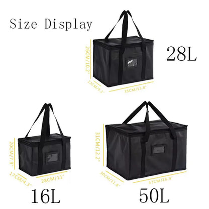 HOMEFISH 2026 New Warm Insulated Lunch Pouch, Convenient Takeaway Delivery Tote Bag, High Durability Food Storage Container