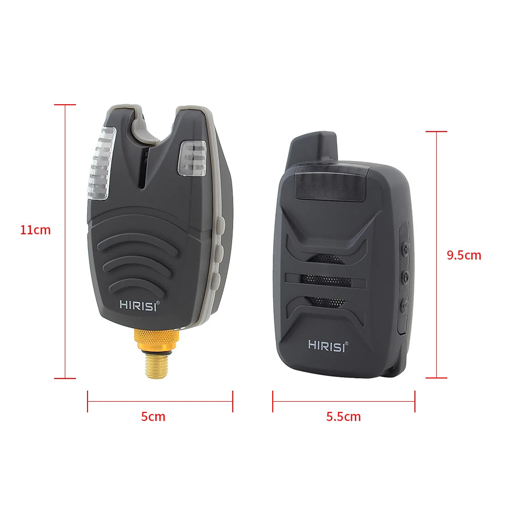 Wireless Bite Alarm Set with Receiver & Carry Case
