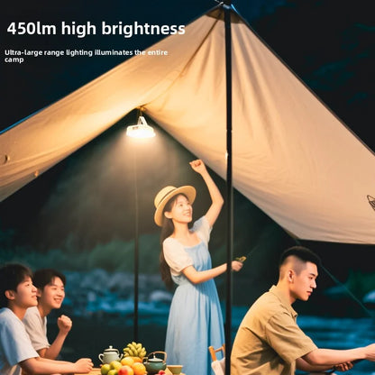 Emergency Lighting Solar Camping Light Portable Outdoor Tent Work SMD Rechargeable LED Hanging Lamp with Digital Power Display
