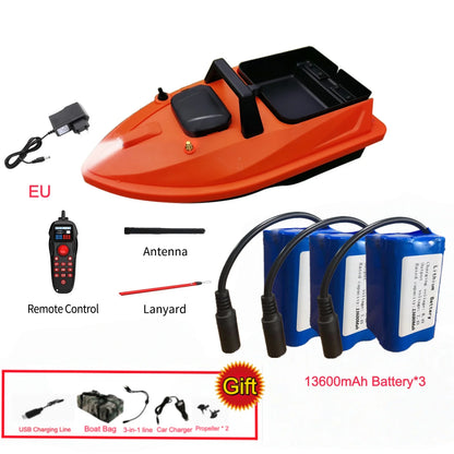 GPS Smart Bait Boat with 24 Saved Fishing Spots & Auto-Return