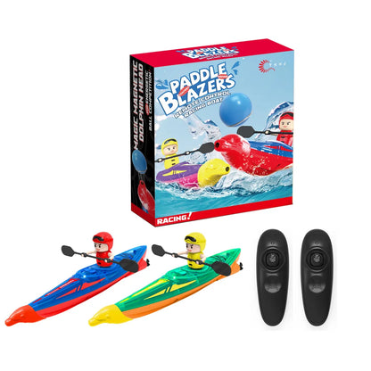 RC Kayak Racing Boat – 2.4G Remote Control Rowing Toy for Kids Water Games & Outdoor Fun