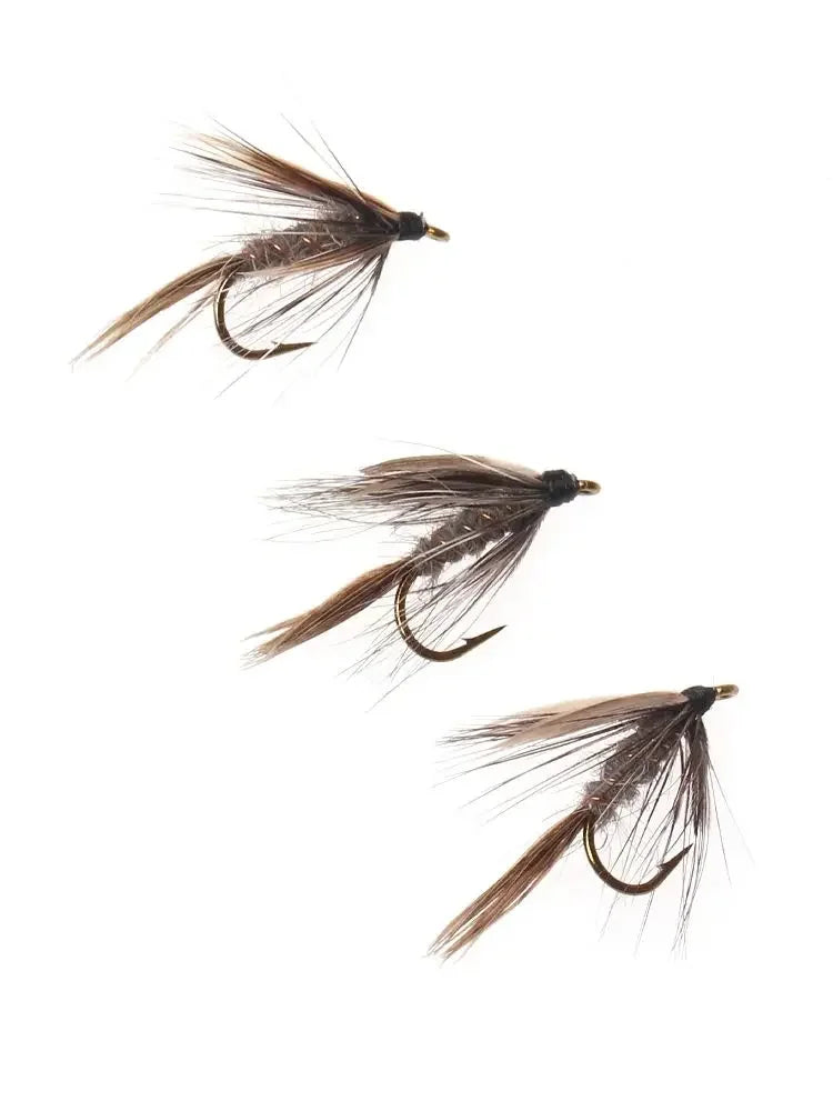 March Brown Soft Hackle Wet Flies #12 (6 Pack)