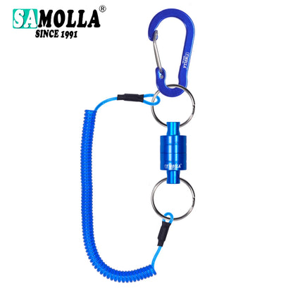 SAMOLLA Magnetic Net Release with Coiled Lanyard