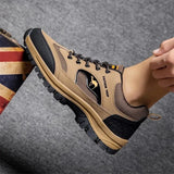 Outdoor Men’s Hiking Shoes – Non-Slip Lightweight Sneakers for Walking & Casual Wear