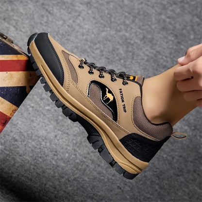 Outdoor Men’s Hiking Shoes – Non-Slip Lightweight Sneakers for Walking & Casual Wear