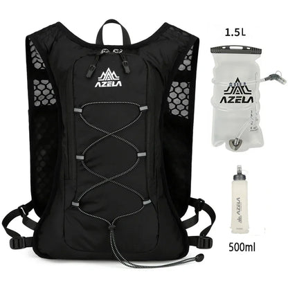 8L Running Hydration Vest Backpack Men Women Outdoor Sport Bags Trail Marathon Jogging Hiking Backpack Option Water Bag Flask
