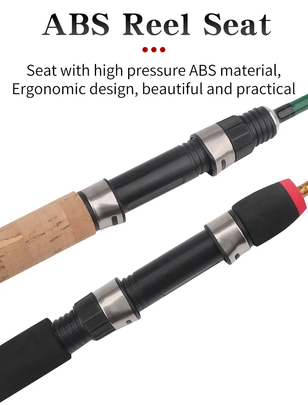 Mini Telescopic Ice Fishing Rod with 3 Tips