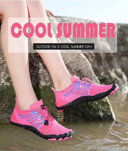 EOCENE Men Women Barefoot Outdoor Sports Aqua Shoes Quick-dry Beach Swimming Fitness Wading Hiking Cycling Water Sneakers Shoes