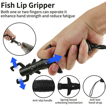 Fishing Pliers and Fish Gripper Set