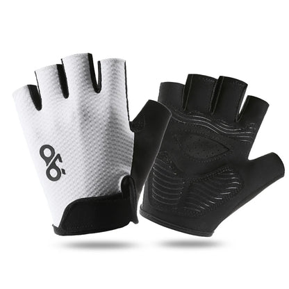 GETINFIT Summer Cycling Half Finger Gloves Lightweight Breathable Non-Slip Durable Shock Absorbing Outdoor Gym Hiking Running