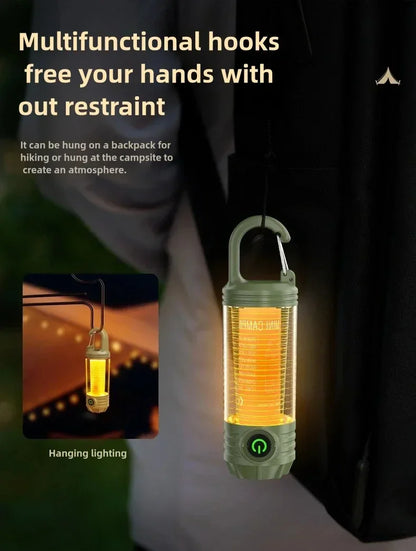 Multi Functional Outdoor LED Outdoor Camping Lights Rechargeable Flashlights Portable Night Lights Waterproof Travel Tent Light