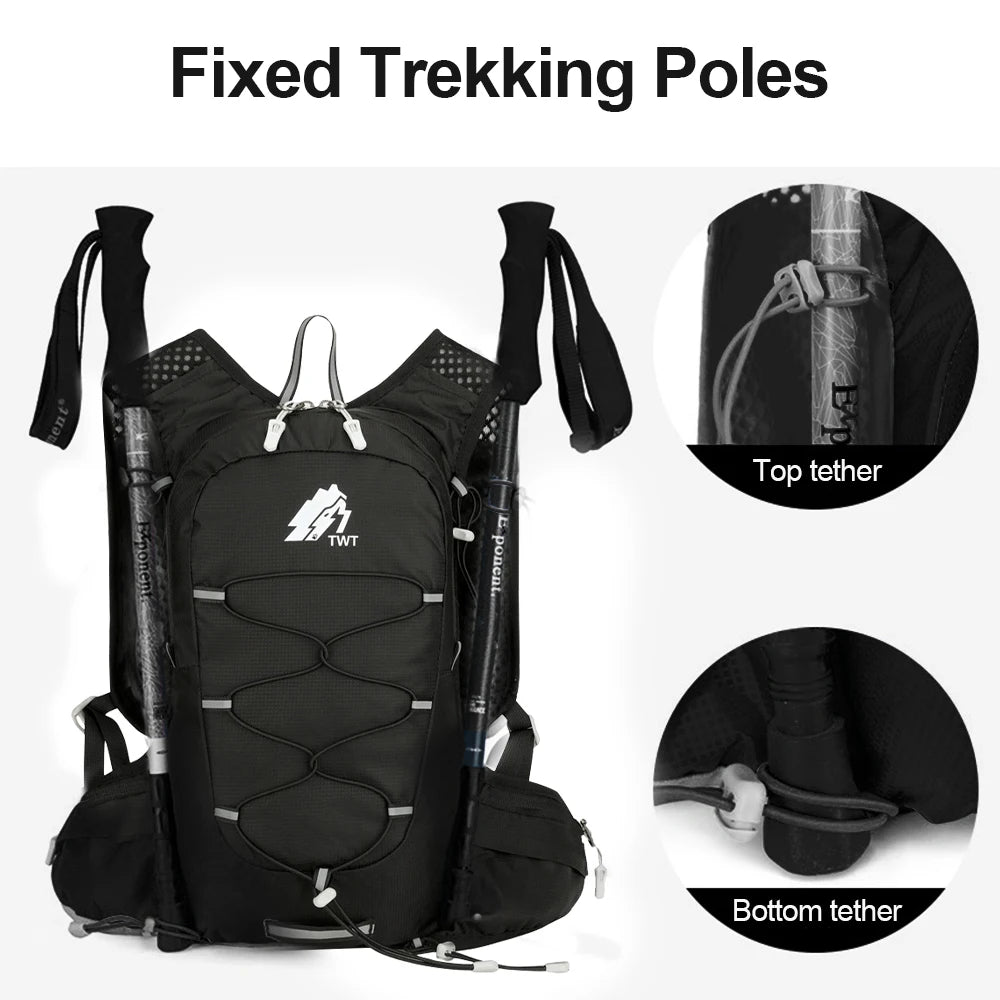 20L Outdoor Lightweight Backpack Trail Running Backpack Cycling Bag Mountaineering Backpack Hiking Backpack Hydration Backpack