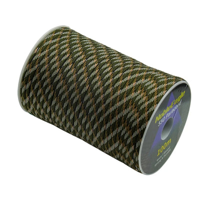 Military 550 Paracord Rope 100M 50M 31M 7 Strand 4mm Parachute Cord Camping Survival Tactical Hiking DIY Bracelet Tent Line