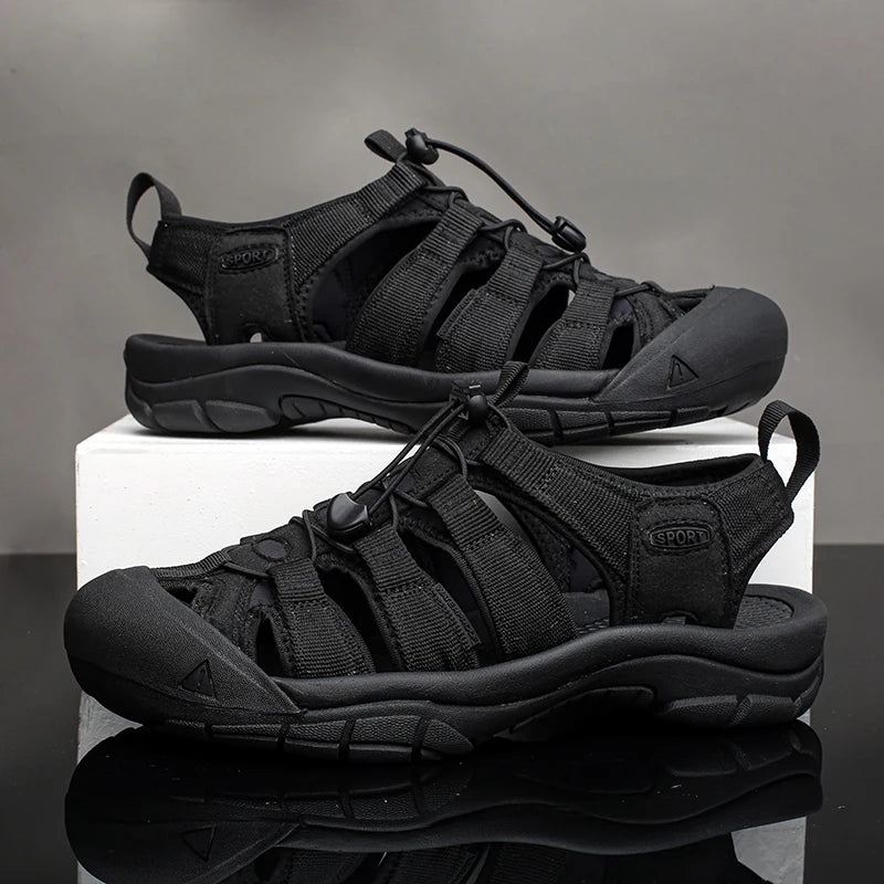 Men’s Outdoor Hiking Sandals – Non-Slip Breathable Water Shoes for Summer Trekking & Casual Wear