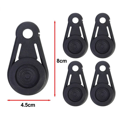 Camping Tent Canopy Clip Outdoor Camping Rainproof Tarpaulin Rope Alligator Clips Awning Tighten Fixed Buckle Tent Accessories