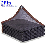 40~90% Shading Black HDPE Anti-UV Sun Shade Net Gazebo Shelter Outdoor Pergola Sun Cover Agriculture Greenhouse Sunshade Net
