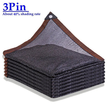 40~90% Shading Black HDPE Anti-UV Sun Shade Net Gazebo Shelter Outdoor Pergola Sun Cover Agriculture Greenhouse Sunshade Net