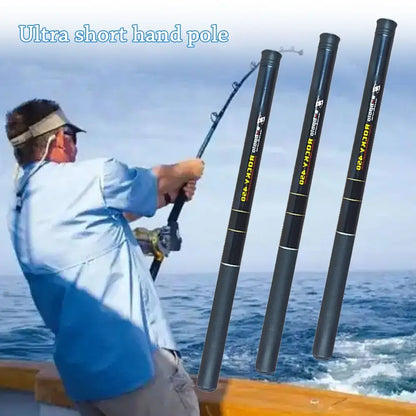 Telescopic Fishing Rod FRP Carp Feeder Ultralight Portable Hard Pole for Freshwater Stream Fishing Pole 2.1/2.4/2.7/3.6M