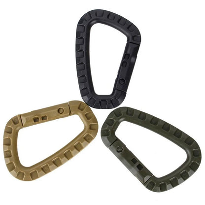 5pcs Tac Link Molle Belt D Buckle Clip ITW Keychain Outdoor Backpack Carabiner Hook Camping Climbing Equipment EDC Multi Tool