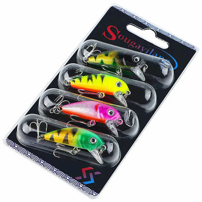 Sougayilang Wobbler Lure Set (4 Pack)