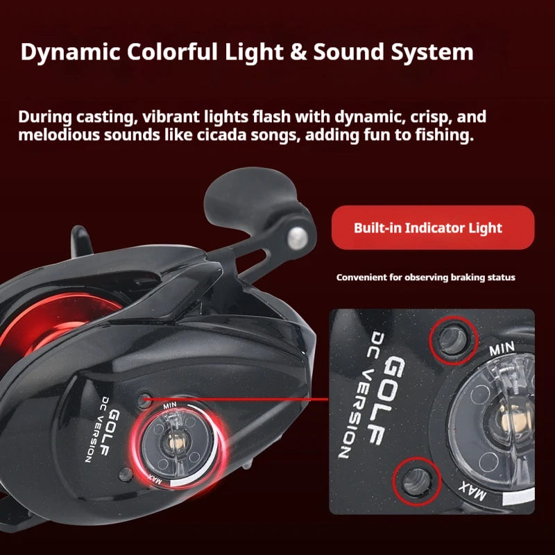 Lizard DC Smart Electronic Brake Baitcasting Reel