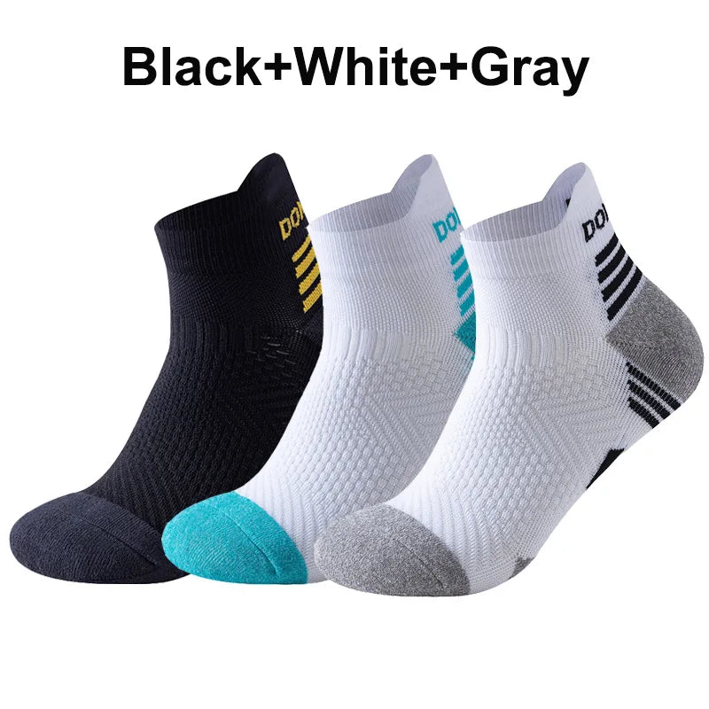3/1Pairs Sport Compression Ankle Socks Men Women Professional Low Cut Fitness Marathon Running Outdoor Deodorant Breathable Sox