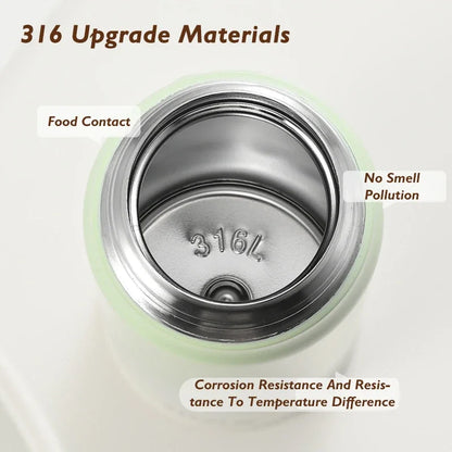 500ml large capacity thickened 316 stainless steel vacuum Thermal insulation portable Tumbler Thermos Water bottle Coffee cup